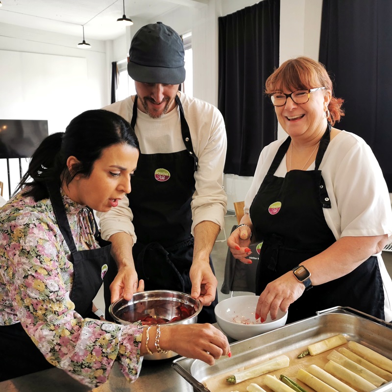 Matlagningsaktivitet för teambuilding i Stockholm